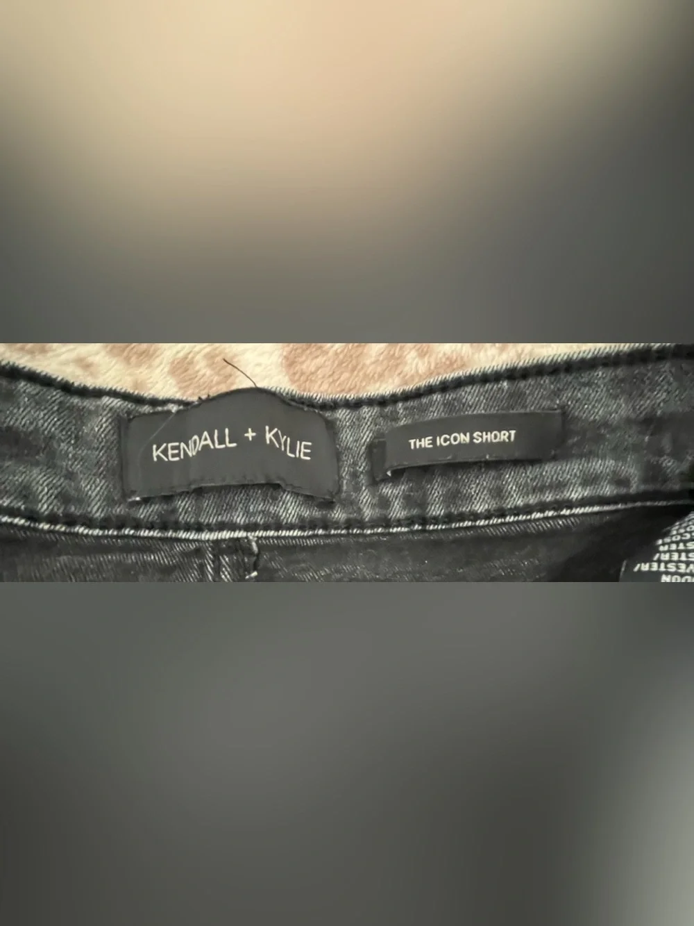 Kendall & Kylie - Faded Black High-Rise Denim Shorts